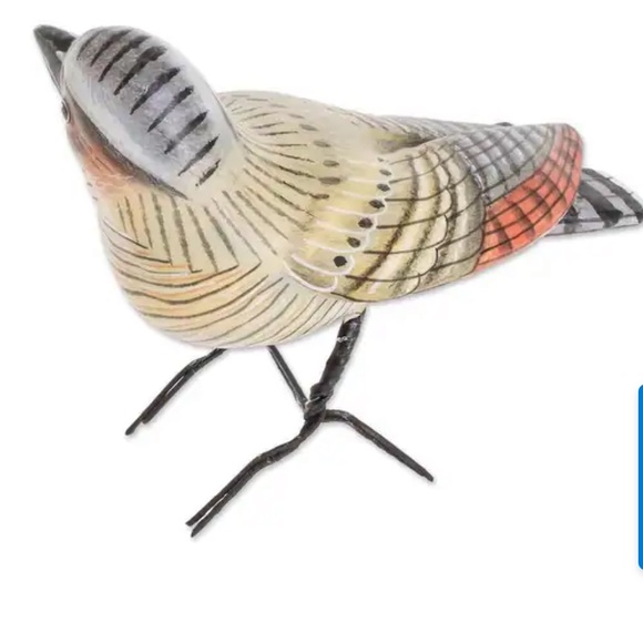 Novica Handmade Whippoorwill Ceramic Figurine - Picture 2 of 9